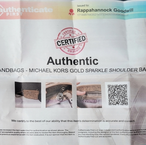 Michael Kors Ruffled Clutch/Crossbody with Strap in excellent condition - Picture 8 of 8